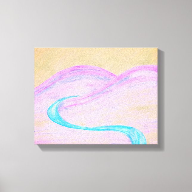 Impression sur toile de rivière (Recto)