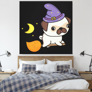 Impression sur toile de sorcière Puggy