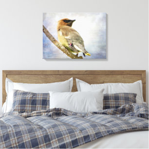 Impression sur toile de toile de cèdre texturée