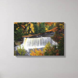 Impression sur toile des chutes supérieures de Tah