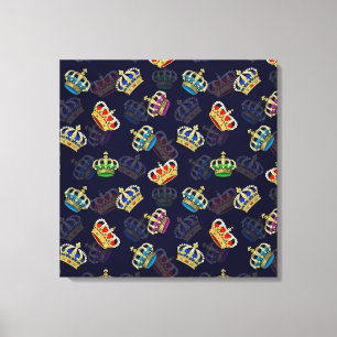 Impression sur toile des Couronnes Royales