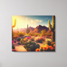 Impression sur toile du désert du Sud-Ouest