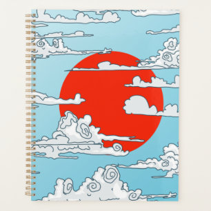 Impression sur toile du soleil levant japonais