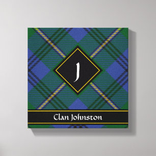 Impression sur toile du tartan du clan Johnston