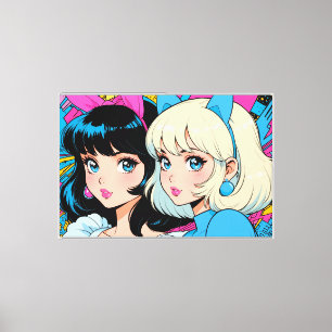 Impression sur toile en toile tendue d'anime