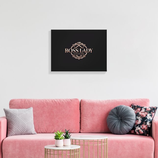 Impression sur toile étendue de Boss Lady (Insitu(Salon))