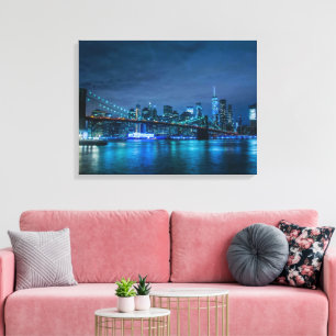 Impression sur toile étendue de paysage urbain