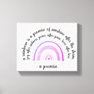 Impression sur toile étendue - Une promesse