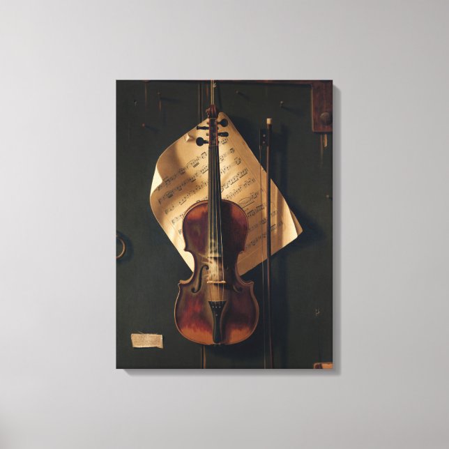 Impression sur toile étirée de Dutch Master Music (Recto)