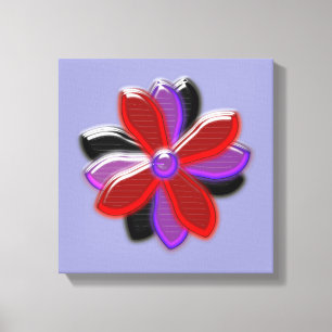 Impression sur toile Fleur de Marguerite Brillante