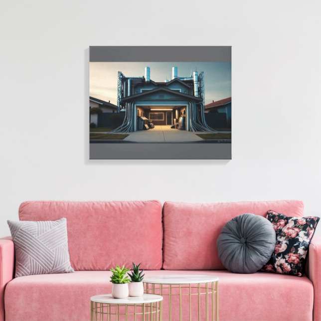Impression sur toile Garage Tech Upgrade (Insitu(Salon))