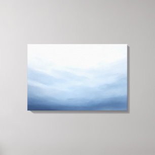 Impression sur toile Lave de poudre douce du voile