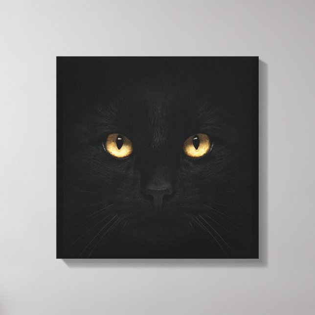 Impression sur toile Le Chat Noir (Recto)