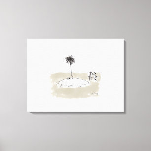 Impression sur toile Marooned Painter
