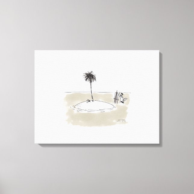 Impression sur toile Marooned Painter (Recto)