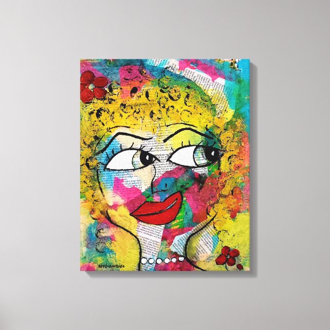 Impression sur toile Miss Print (Recto)