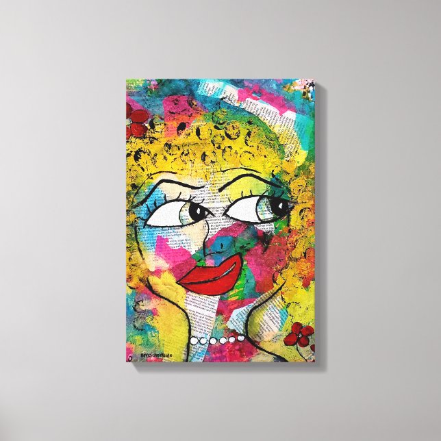 Impression sur toile Miss Print (Recto)