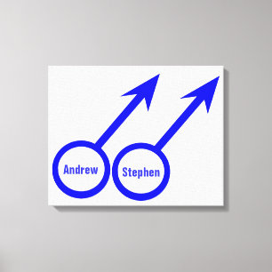 Impression sur toile personnalisable pour amants g