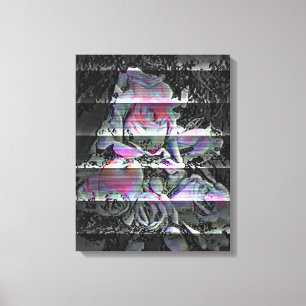 Impression sur toile Techno Bouquet