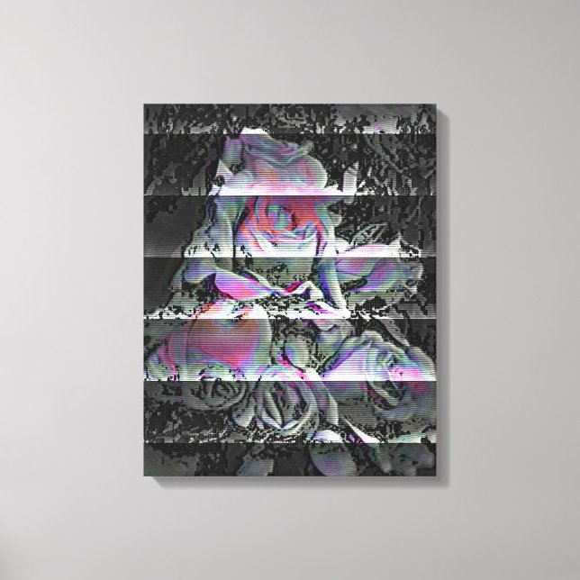 Impression sur toile Techno Bouquet (Recto)