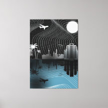 Impression sur toile tendue