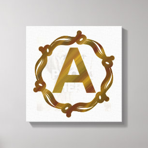 Impression sur toile tendue Artisan Monogram