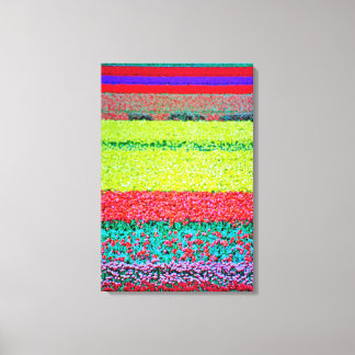 Impression sur toile tendue Champs de tulipes 