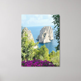 Impression sur toile tendue de Capri, Italie