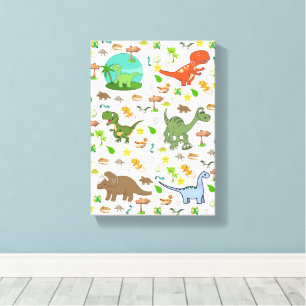 Impression sur toile tendue Dinosaure