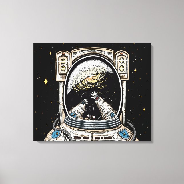Impression sur toile tendue Lost In Space (Recto)