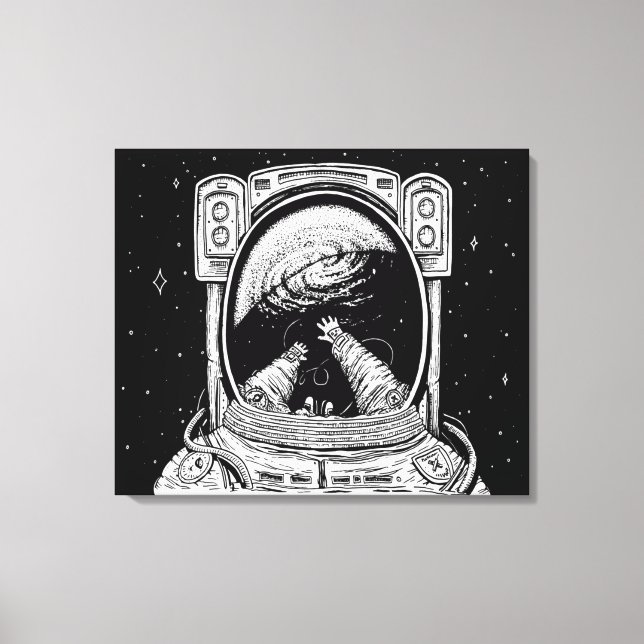 Impression sur toile tendue Lost In Space (Recto)