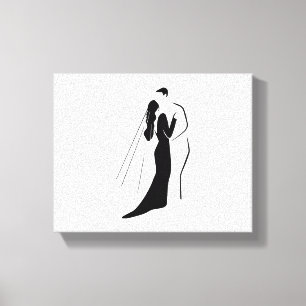 Impression sur toile tendue - Mariage