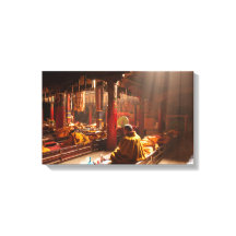 Impression Tibétain Moine Canvas