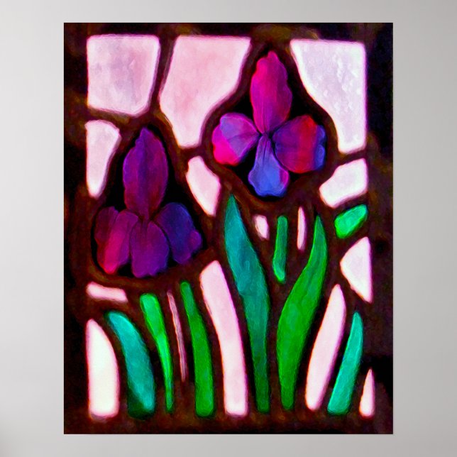 Impression Tiffany Flowers (Devant)