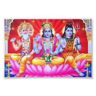Impression Trimurti (6 po x 4 po)