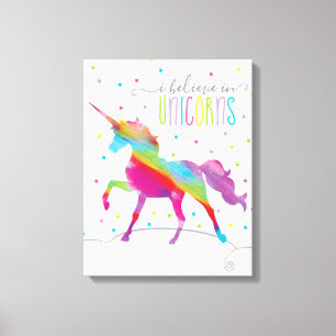 Impression Unicorne Canvas