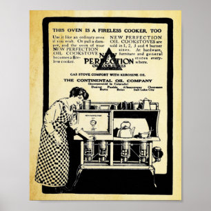 Impression vintage d'un nouveau support de perfect