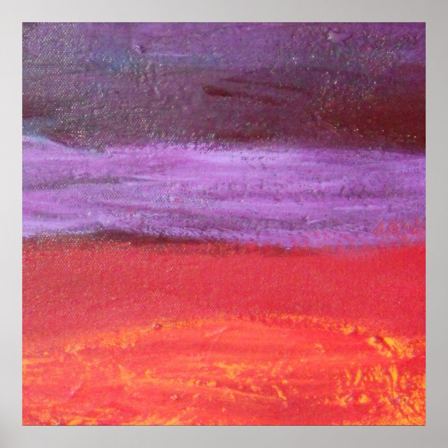 impression violette et rouge (Devant)