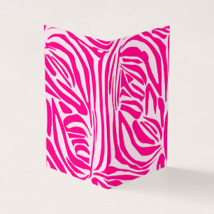 Impression zèbre rose