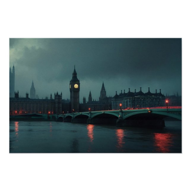 Impressionen of London Town 1896 Art Poster (Vorderseite)