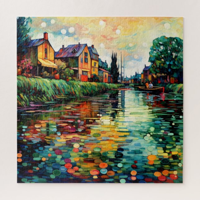 Impressionismus der Fluss Bank (Vertikal)