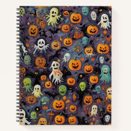 Impressionismus Ghosts Melting Bullet Notebook Notizbuch