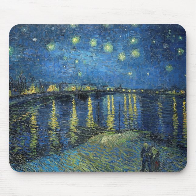Impressionismus Vincent Van Gogh Starry Starry Nig Mousepad (Vorne)
