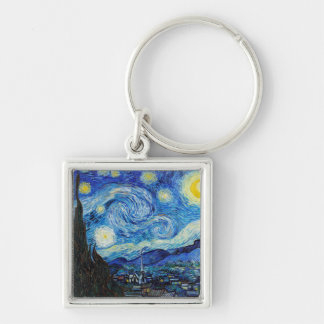 Impressionismus Vincent Van Gogh Starry Starry Nig Schlüsselanhänger