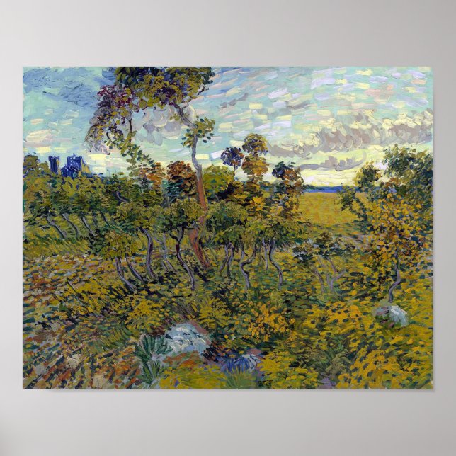 Impressionismus Vincent Van Gogh Sunset in Montmaj Poster (Vorne)