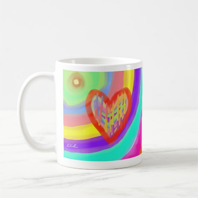 Impressionist Art Love Mug (Gauche)