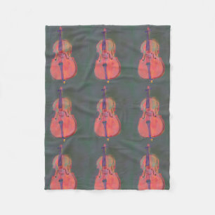 Impressionist-Cello-Decke Fleecedecke