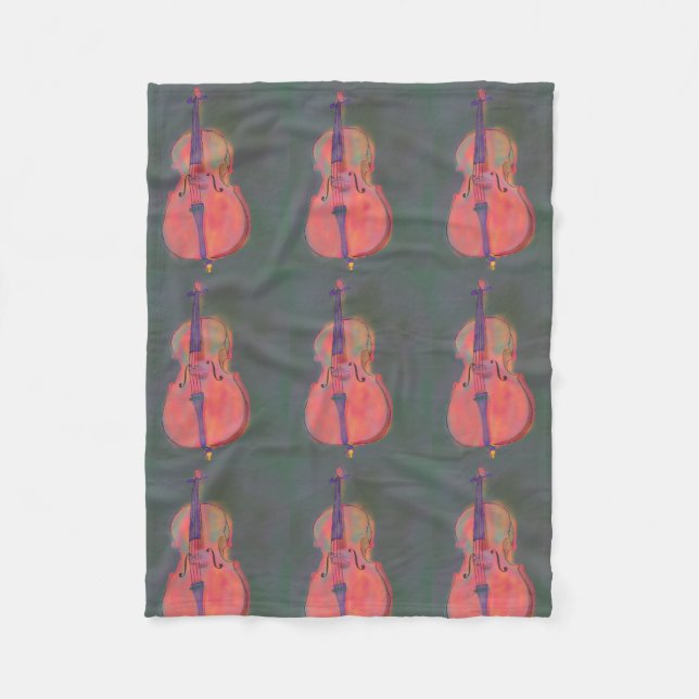 Impressionist-Cello-Decke Fleecedecke (Vorderseite)
