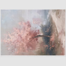 Impressionist Cherry Blossom Tree Decoupage