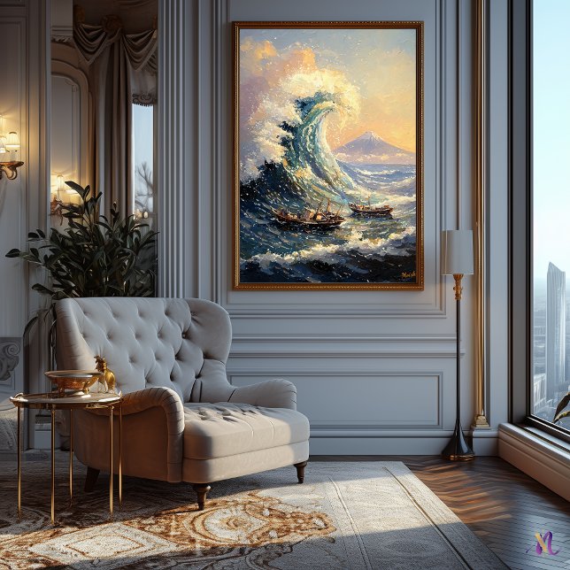 Impressionist Inspiriert Great Wave Poster (Von Creator hochgeladen)